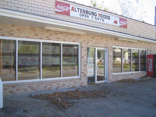 The world-famous grocery store in Altenburg, MO. (Pop 287.)